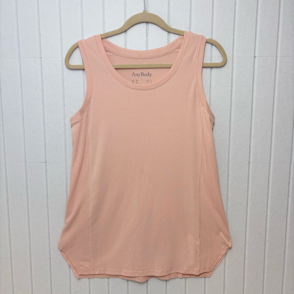 Anybody Soft Peach Coral Oversize Tank Top Size Xs
